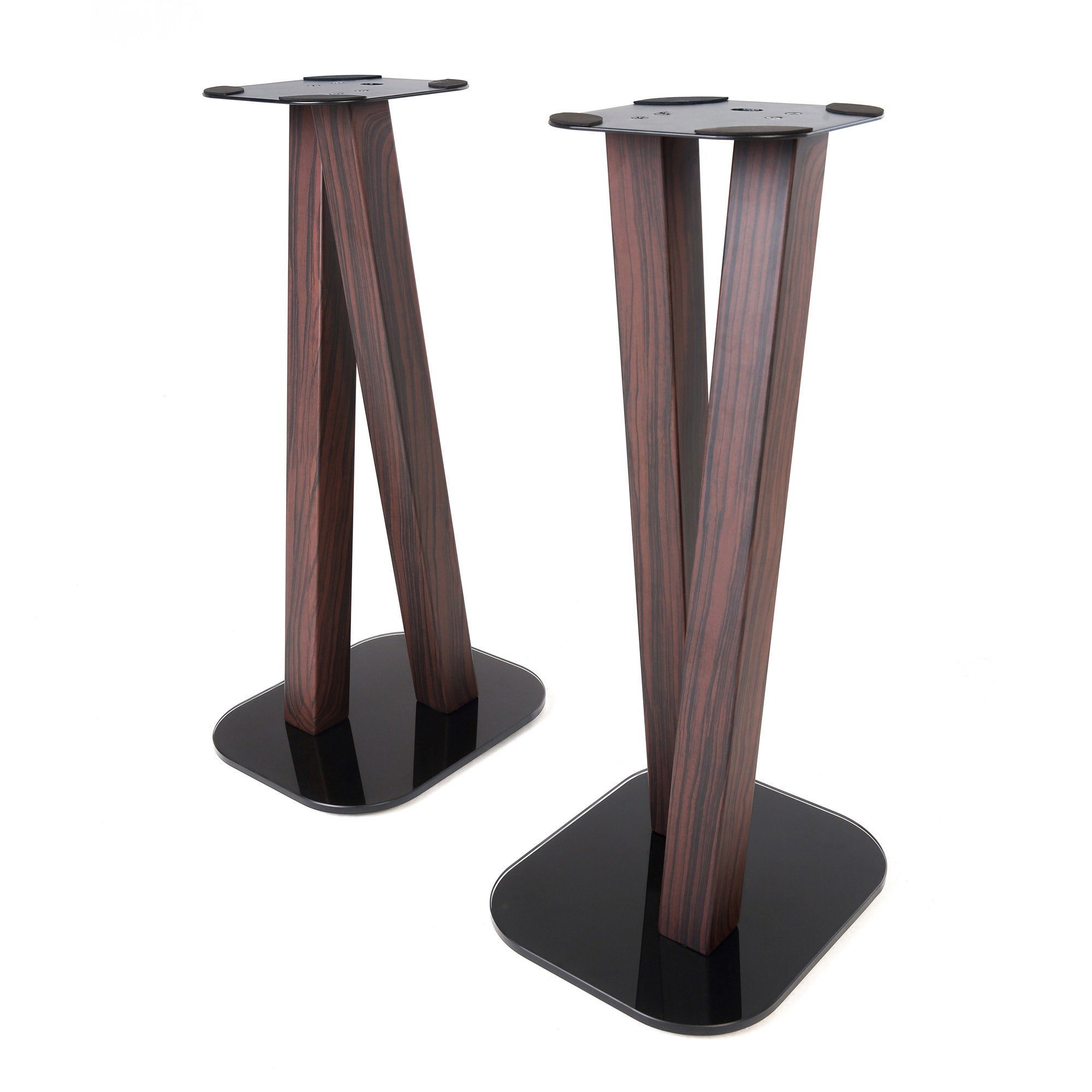 EXIMUS One Pair Fixed Height Universal Speaker Floor Stands - with