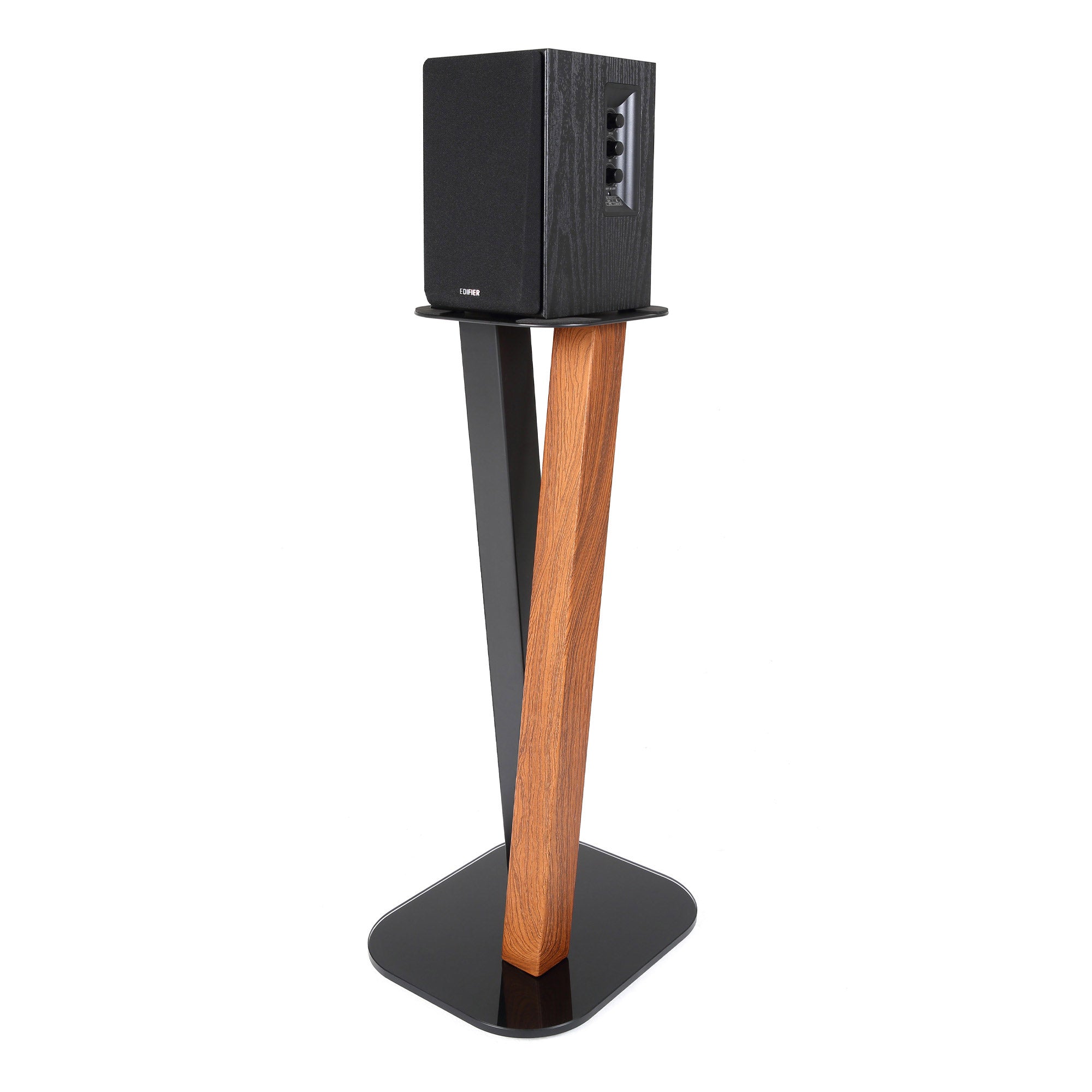 EXIMUS One Pair Fixed Height Universal Speaker Floor Stands 