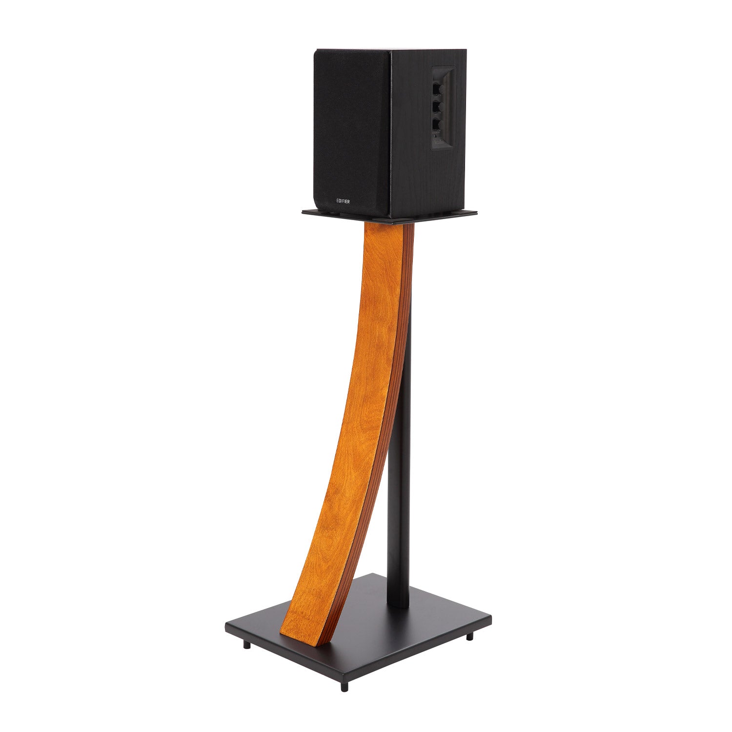 EXIMUS One Pair Fixed Height Universal Speaker Floor Stands with 